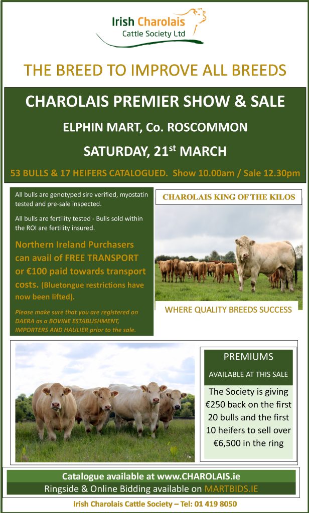 Our Next show and sale is the Premier