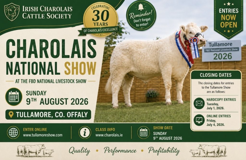 Reminder – Closing date for Entries into our National show is in two weeks.